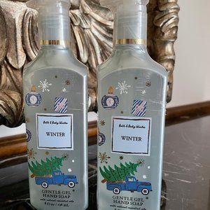 NEW SEALED Bath & Body Works WINTER Gentle Gel Hand Soap Set of 2